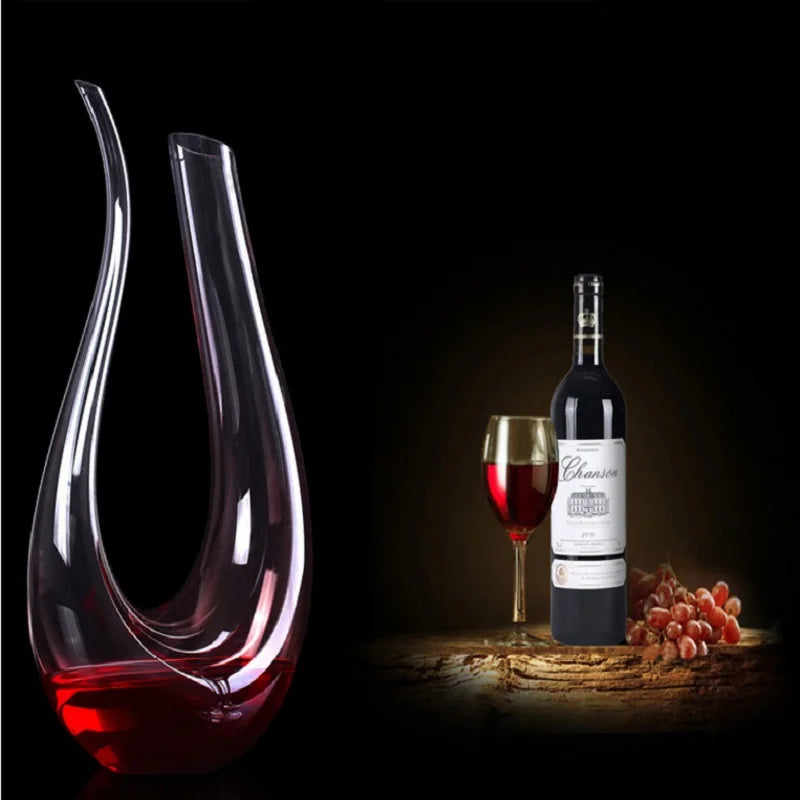 1200ML handmade crystal decanter for elegant and stylish home bar and dining decor-3