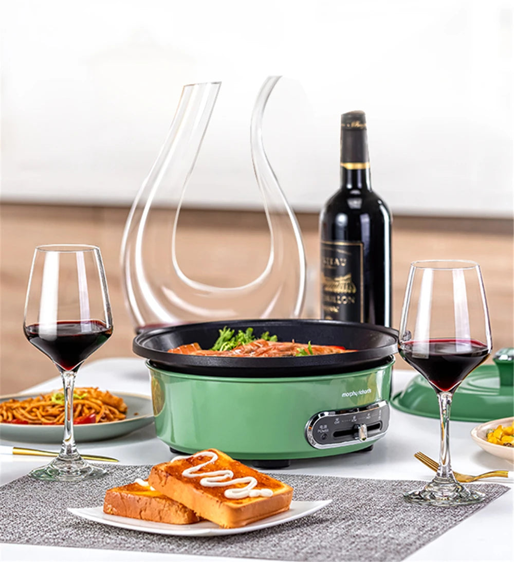 1200ML handmade crystal decanter for elegant and stylish home bar and dining decor-6