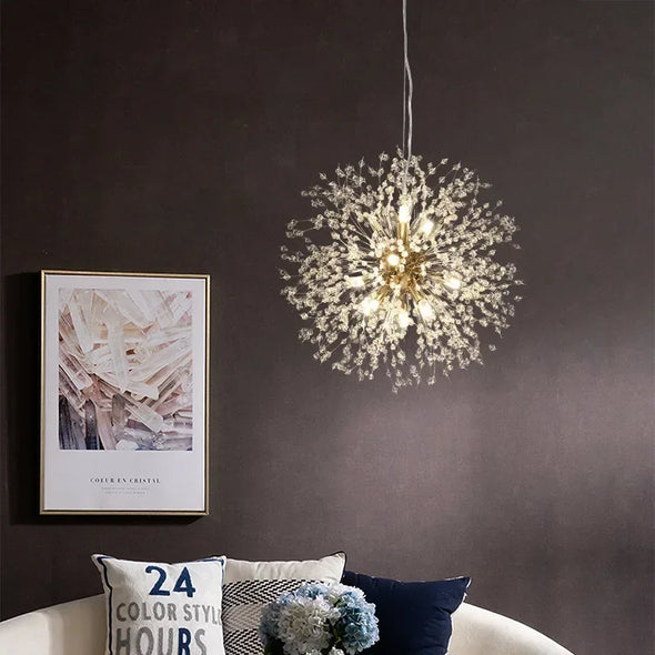 Crystal Dandelion Chandelier