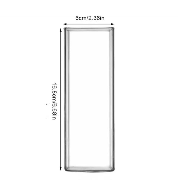 Square Glass Cup Transparent Cold Drinking Glass Milk Juice Tea Drink Water Cups Wine Glass Beer Coffee Mug for Office Home