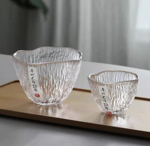 Japanese Handmade Hammered Whiskey Glass