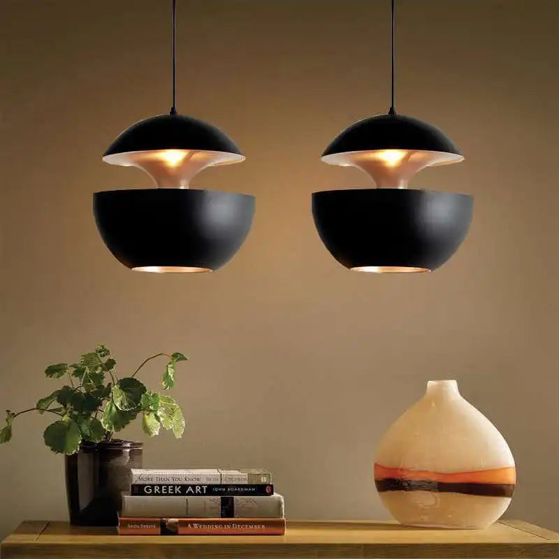 Modern Apple Shape LED Pendant Lamp - Fun & Elegant