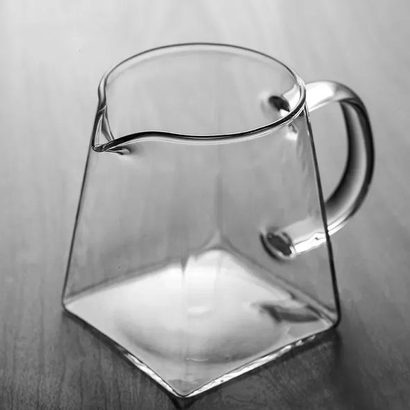 Heat-Resistant Clear Glass Tea Pitcher