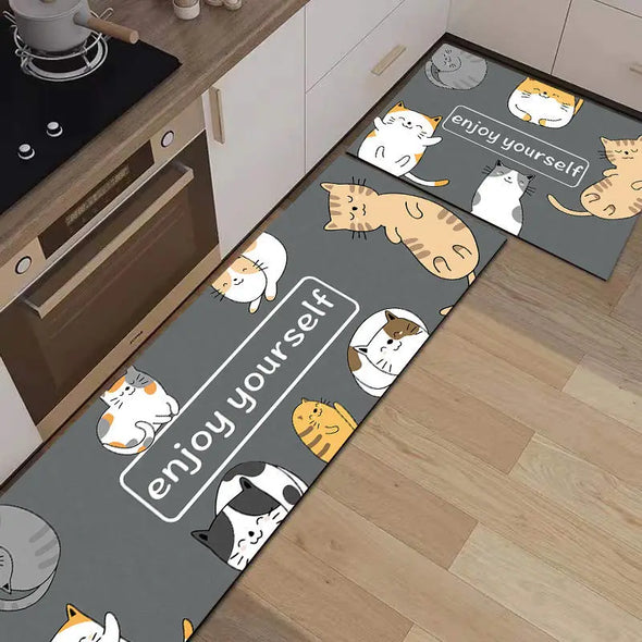 Washable Non-Slip Kitchen Floor Mat