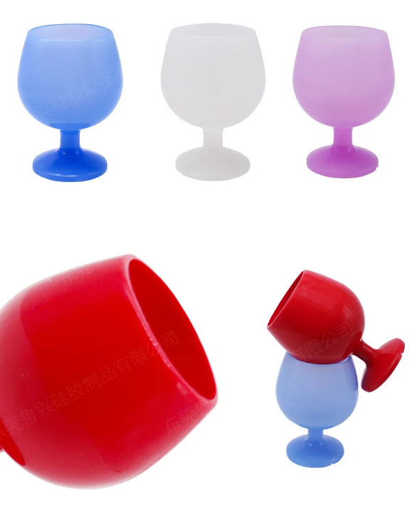 Portable Silicone Wine Cup