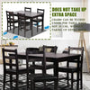 5-Piece Industrial Dining Table Set