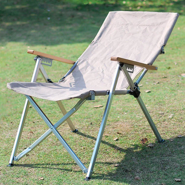 Outdoor Folding Chair Three-Speed Adjustable Long Back Chair